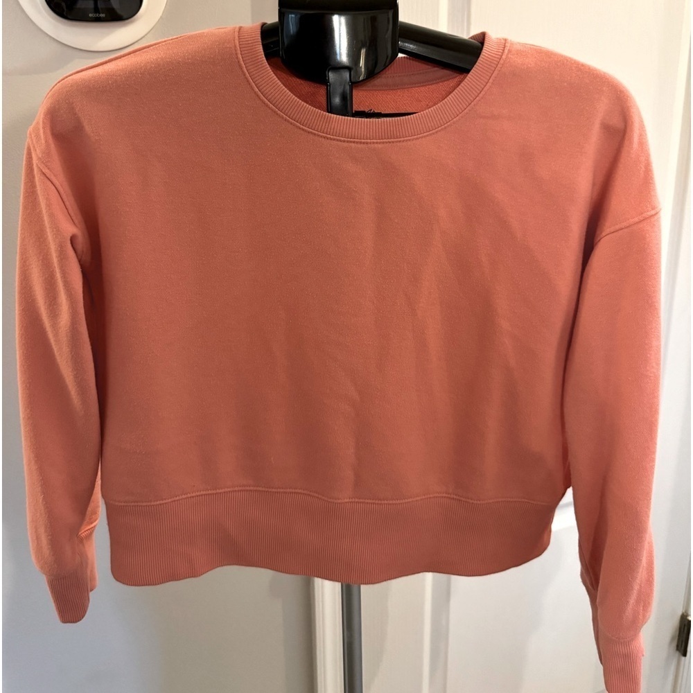Pink lightweight sweatshirt